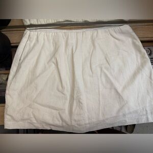 Abercrombie linen Scarlett a&f skort